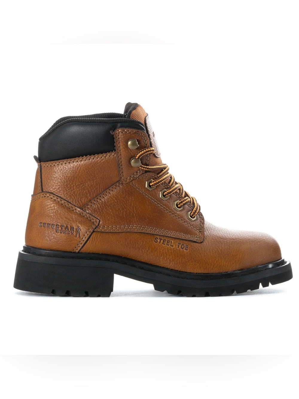 Euro Star Cascade Steel Toe Work Boot In Brown Women's Size 6M New In Box